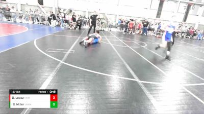 147-154 lbs Round 2 - Baylor Miller, Liberty Warriors Wrestling Academy vs Dante Lopez, Victory Wrestling-Central WA