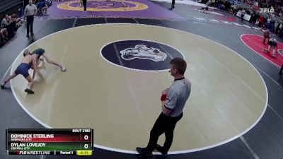 Cons. Round 1 - Dylan Lovejoy, Central City vs Dominick Sterling, Nebraska City