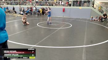 98 lbs Semifinal - Andrew Wilcox, Chugach Eagles Wrestling Club vs Kevin Michael, Soldotna Whalers Wrestling Club