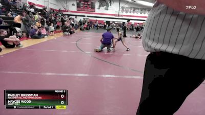 47-52 lbs Round 3 - Paisley Bressman, Pleasant Hill Youth Wrestling vs Maycee Wood, Angry Fish