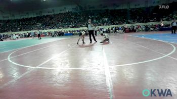 96 lbs Round Of 32 - Gabriel Slaton, Sapulpa vs Isaiah Henisa, Edmond Santa Fe