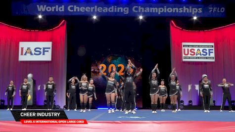 Cheer Industry [2025 L6 International Open Large Coed Semis] 2025 The Cheerleading Worlds