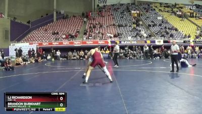 174 lbs Semis & 3rd Wb (16 Team) - Brandon Burkhart, Baldwin Wallace vs LJ Richardson, Coe