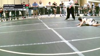 86 lbs Consolation - Stevie Graybill, Cal Grapplers vs Lennon Lantz, Scrap Yard Training