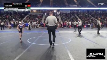 72 lbs 3rd Place Match - Kj Baugh, Maize vs Easton Mitchell, WWC