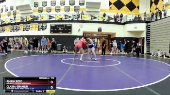 170 lbs Round 3 - Amani Reed, Midwest Xtreme Wrestling vs Claira Gramlin, Lebanon Tiger Wrestling Club