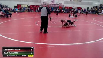 127 lbs Cons. Round 5 - Landon Marthaler, Marshall vs Julio Alejandro, Sibley East