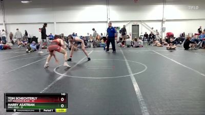 140 lbs Round 5 (8 Team) - Tom Schechterly, Mat Assassins Black vs Harry Asatrian, Ohio Gold