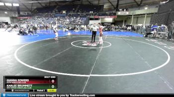 170 lbs Semifinal - Karlee Brummett, Mat Demon Wrestling Club vs Gianna Sowers, Elite Wrestling Club