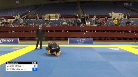 Jacob Allen Straus vs Chazz William Canas 2024 Pan IBJJF Jiu-Jitsu No-Gi Championship