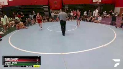 110 lbs Round 3 (6 Team) - Jadon Davis, BB Wrestling vs Tyler Yancey, Spartan Mat Club