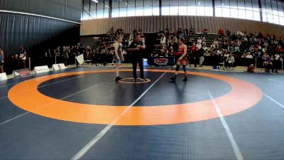 59kg Quarterfinal - Eveangelina Maxwell-Nikiforuk, Dinos Wrestling Club vs Olivia Mathezer, Brock WC