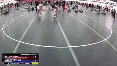 175 lbs Cons. Round 1 - William Lopez, Nebraska Wrestling Training Center vs Andrew Pittman, GI Grapplers