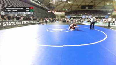 Boys 2A 285 lbs Cons. Round 3 - Liam Fogarty, Orting vs Alexander Barreras, Prosser