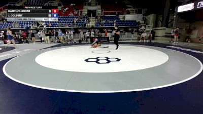 95 lbs Cons. Rd Of 16 - Kate Hollinger, PA vs J. Colbert, MO
