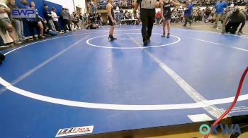 80 lbs Quarterfinal - Ayiden Gooding, Miami vs Garnner Faulkner, Black Fox Wrestling Club