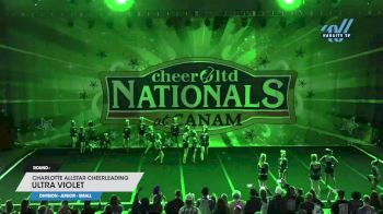 Charlotte Allstar Cheerleading - Ultra Violet [2023 L2 Junior - Small] 2023 CANAM Grand Nationals