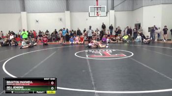 105 lbs Cons. Semi - Seli Jenkins, Chelsea Swarm Wrestling vs Braxton Maxwell, Ironclad Wrestling Club