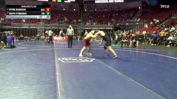 3A-215 lbs Cons. Round 2 - Ryne Dobson, Ankeny vs Zach O`Meara, Indianola