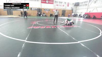 110 lbs Champ. Round 1 - Sydney Hsiu, Foothill (Pleasanton) vs Isabella Woldemar, Casa Grande