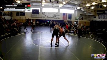 189 lbs 1st Place Match - Tucker Walker, West Shamokin Hs vs Evan Krause, Moshannon Valley Hs