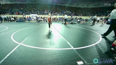 100 lbs Round Of 32 - Zoey Benn, Smith Wrestling Academy vs Bridges Duran, Clinton Youth Wrestling