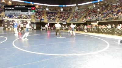 110 lbs Round Of 32 - Jack Lyons, Southern Lehigh vs Kaiden Pomraning, Red Lion