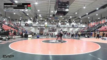 102 lbs Consi Of 8 #2 - Bryanna Hudson, Oologah vs Lily Lawson, Muldrow