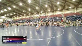 106 lbs Champ Round 1 (16 Team) - Seth Lish, Idaho 2 vs Aiden Nelmes, Oregon 1