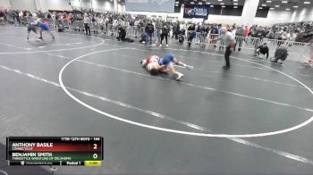 144 lbs Quarterfinal - Anthony Basile, Connecticut vs Benjamin Smith, Threestyle Wrestling Of Oklahoma