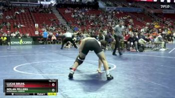 3A-150 lbs 3rd Place Match - Lucas Bruhl, Ankeny Centennial vs Nolan Fellers, Bondurant-Farrar