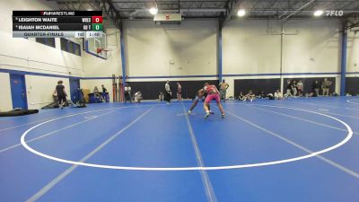 165 lbs Quarterfinal - Leighton Waite, Wrestlers Way vs Isaiah McDaniel, Kd Trained