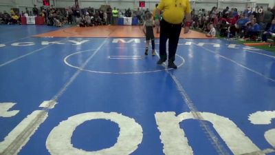 B-55 lbs Quarterfinal - Jasper Smith, OH vs Thoryn McGuire, WV