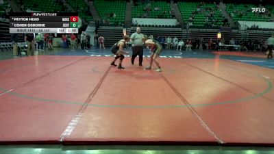 5A 157 lbs Cons. Round 2 - Cohen Osborne, Scottsboro vs Peyton Head, Moody Hs