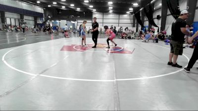 71 kg 7th Place - Isabella Williams, Valkyrie Girls WC vs Payton Oberlin, PA West Pink