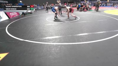 2A/1A Boys 175 Cons. Round 3 - Elijah Vanderpool, North Douglas / Elkton Boys vs Bear Doman, Crane Boys