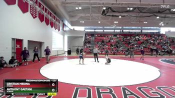 125 lbs Cons. Round 3 - Cristian Medina, Ithaca vs Anthony Gaetani, Albany