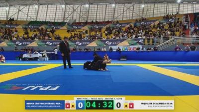 JAQUELINE DE ALMEIDA SILVA vs BRUNA CRISTINA PETRUCCI PRATES M 2026 FPJJ Campeonato Paulista