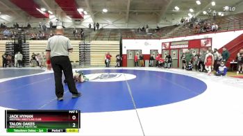 83-90 lbs 5th Place Match - Jack Hyman, Western Wrestling Club vs Talon Oakes, New Castle Youth WC