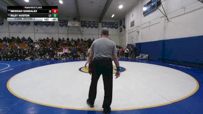 161 lbs Cons. Round 2 - Messiah Gonzalez, Live Oak vs Riley Huston, Leigh