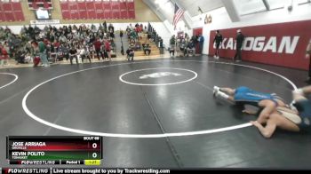 126 2B Semifinal - Kevin Polito, Tonasket vs Jose Arriaga, Oroville