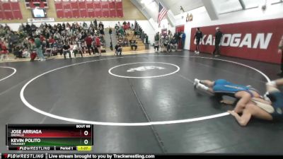 126 2B Semifinal - Kevin Polito, Tonasket vs Jose Arriaga, Oroville