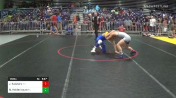 Match - John Sanders, Wv vs Nathan Holderbaum, Pa