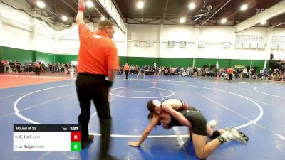 131 lbs Round Of 32 - Austin Hall, Canisteo-greenwood vs Jacob Roger, Middletown