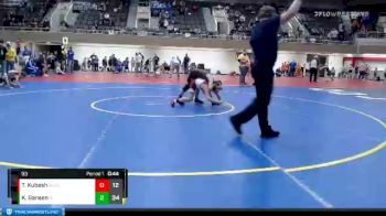 93 lbs Finals (8 Team) - Talen Kubesh, Rocori vs Kyren Gansen, Pine Island