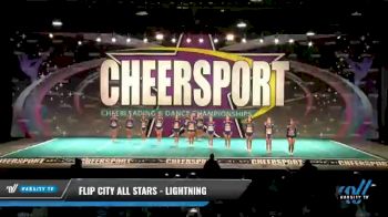 Flip City All Stars - Lightning [2021 L3 Senior - Small Day 2] 2021 CHEERSPORT National Cheerleading Championship