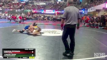 AA - 152 lbs Cons. Round 1 - Carson Shaw, Gallatin (Bozeman) vs Dawson Petersen, Helena Capital