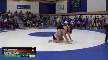 184 lbs Semis & Wb (16 Team) - Sampson Wilkins, Castleton University vs Bailey O`Brien, Johnson & Wales (RI)