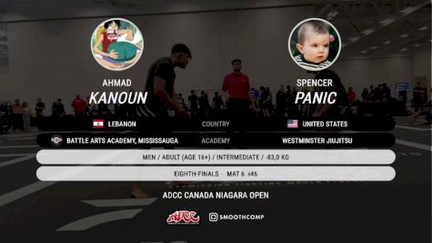 Ahmad Kanoun vs Spencer Panic 2025 ADCC Niagara Open