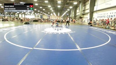 126 lbs Rr Rnd 2 - Isaac Eidle, 10th Planet Red vs Josh Dodson, The Fort Hammers